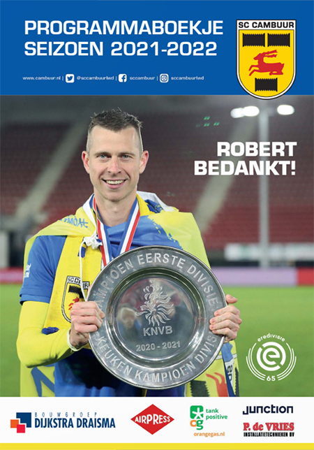 AZ Programma 3-okt-2021 Cambuur uit